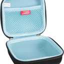 2 x Hermitshell Travel Case for Phomemo M02 / Phomemo M02 Pro/Phomemo M02S Pocket Printer (Black Outside + Light Blue Inside) (Small)