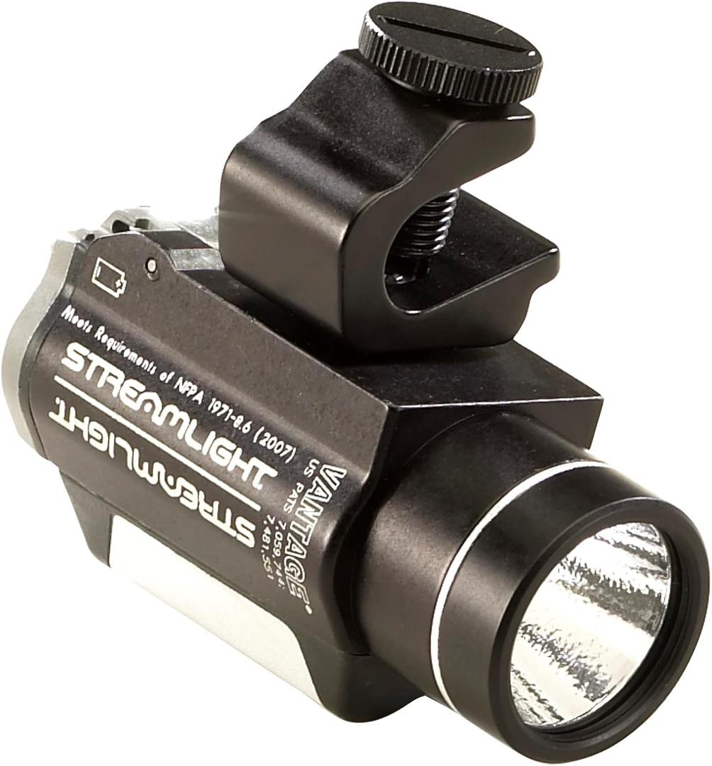 Streamlight 69140 Vantage 140-Lumen Hands-Free Helmet Light with Rear Safety LED, Black