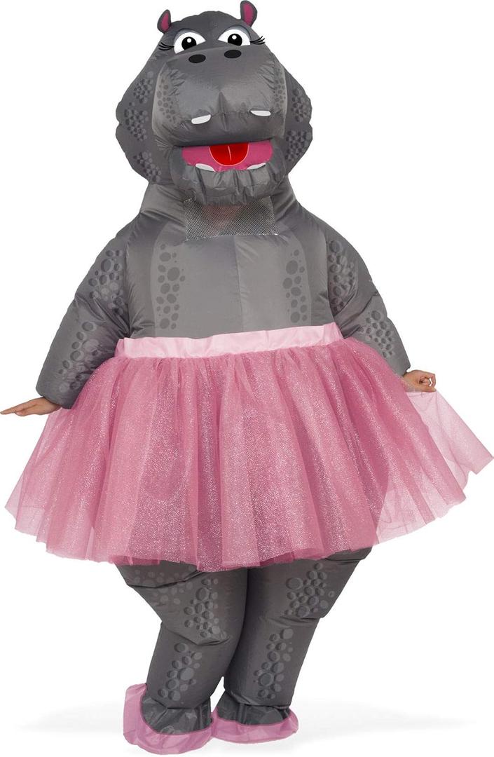 Rubies Hippo Inflatable Costume for Adults, Unisex One Size