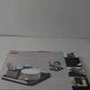 OXO Good Grips Aluminum Fold Flat Dish Drying Rack, 2-Tier, with Drainboard, for Kitchen Counter, Collapsible