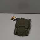 IDOGEAR Tactical Helmet Cover with Battery Rear Pouch for Fast Helmet Size M/ L & L/ XL Military Paintball Hunting Shooting Gear 500D Nylon (Ranger Green, Medium)