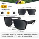 Rosemal Sports Sunglasses for Men Women Runing Hiking