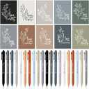 40 Pcs Inspirational Notebooks Motivational Mini Notepads Bulk Aesthetic Mini Notebook with Pen Employee Appreciation Gift for ER Week Vet Tech Medical Assistant Coworker (Neutral Colors)