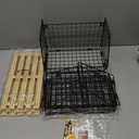 Wire Fruit Basket for Kitchen Storage: Hanging and Counter Basket for Vegetable Produce - Potato and Onion Storage for Pantry 3 Pack