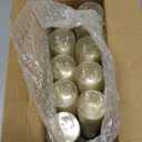 500Counts 1OZ. Disposable Shot Glasses Hard Plastic Shot Cups Gold Glitter Mini Shot Glasses for Tequila, Jello Shots, Liquor, 1Ounce Small Cup for Sauce, Dips, Shot Cups for Party