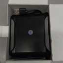 Wireless Bluetooth Induction Speaker, Phone Speaker Amplifier with Colorful Lights & 3500mAh Battery, Portable Phone Stand Compatible with iPhone/iPad/Android/Samsung - Black