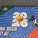 Soccer Fan Gear Set for 2026 World Tournament, Soccer Party Favors Kit with Flag,Scarf, Face Paint, Clapper, Horn&Glasses,Supporter Accessories for Game Day, Sports Event, Gift