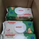 Huggies Extra Large Baby Wipes, Unscented, 9 Flip-Top Packs, 378 XL Wipes Total, Packaging May Vary