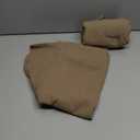 MIULEE Euro Sham Pillow Covers for Bed 24x24, 2 Pack Coco Brown Thick & Textured Decorative Throw Pillow Covers, Neutral Linen Cushion Cases, Modern Farmhouse Home Decor, No Filling