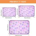 Tatuo 4 Pack Fleece Dog Blankets for Puppy Cats Multi-Size Sleep Mat for Pet Guinea Pig Soft Washable Warm Crate Bed Puppy Teething Toys Print Pattern Blanket Indoor(Mixed Color,24 x 16 Inch,Paw)