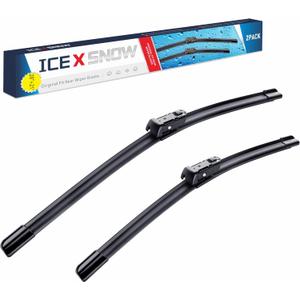 ICEXSNOW 28"+21" Windshield Wiper Blades Replacement for 2015-2023 Ford Transit-150 /Transit-250/Transit-350/Transit-350 HD Automotive Replacement Windshield Wiper Blades,Top Lock