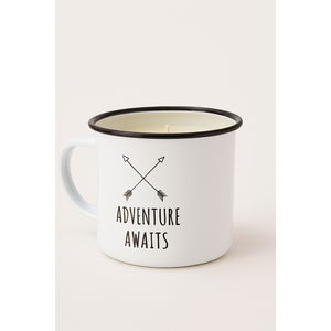 BLUE RIDGE MOUNTAIN CAMPER MUG CANDLE Vanilla Wild Honey 12 OZ