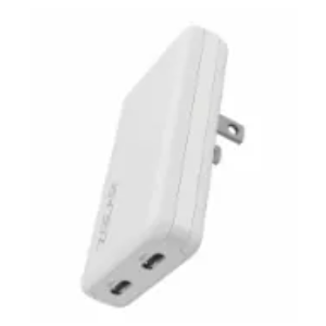 ZGEAR 2 Port Low Profile Adapter Fast Charger for usb c