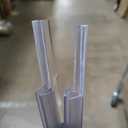 Basco Bottom Shower Sweep w/Drip Rail for 1/4" Glass, 38"L, Clear Vinyl