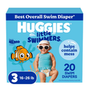 Huggies Little Swimmers Disposable Swim Diapers, Size 3 (1626 lbs), 20 Ct