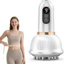 Lymphatic Drainage Massager & Anti Cellulite Massage Tool,Fascia Blaster for Cellulite,Helps Reduce Stretch Marks for Legs, Arms & Belly,Body Sculpting Machine with Microcurrent, Light, Vibration