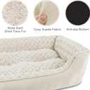 JOEJOY Rectangle Dog Bed for Large Medium Small Dogs - Washable Orthopedic Sofa Bed, Soft Breathable Puppy & Pet Cuddler, Durable Calming Dog Bed with Anti-Slip Bottom, Multiple Sizes