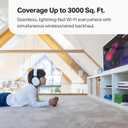 TP-Link Deco BE63 Tri-Band WiFi 7 BE10000 Whole Home Mesh System- 6-Stream 10 Gbps, 4X 2.5G Ports Wired Backhaul, 4X Smart Internal Antennas, VPN, MU-MIMO, HomeShield, Free Expert Support (1-Pack)