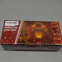 Christmas Decorations LED Ladder Lights with Climbing Santa Claus, 2.5ft Indoor Christmas Decorative Lights - 8 Modes Xmas Lights Tree for Home Holiday Wall Window Xmas Decor (Multicolor)