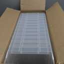 Akro-Mils 30138 Heavy Duty Plastic Shelf Bins, 18"x 6.5"x 4", Clear, 12-Pk