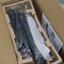 monTEK Monitor Wall Mount for 17-57 up to 59.4 lbs Ultrawide Screens, Single Heavy-Duty Aluminum Gas Spring Monitor Arm with Full Motion Adjustment, VESA 75x75/100x100 Compatible, Black