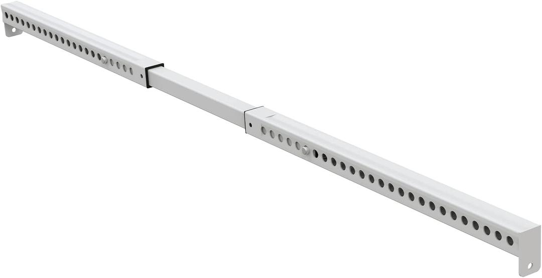 Adjustable Window Security Bar, Child Safety Patio Sliding Door Lock, Sturdy Steel, Extends from 16 3/4" to 44"