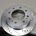 Power Stop AR82153XL Power Stop Extreme Performance Drilled And Slotted Brake Rotors Front Left Power Stop Extreme Performance Drilled And Slotted Brake Rotors