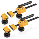 EWORK Bench Dog Clamp, 3/4" Bench Dog Hole Clamp, Up to 155 Lbs Clamping Force Bench Clamps for Woodworking, Adjustable Hold Down Clamp with Protective Pads, Quick Clamps for 19mm Bench Dogs (2 Pack)