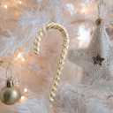 2 x 2025 Christmas Candy Cane Ornaments Hanging Ornaments for Xmas Tree Decorations Keepsake Gifts for Sisters Mom Grandma Women|Sugar Coated Ornament