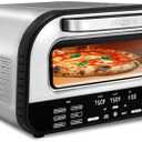 Amazon.com: Gourmia Indoor Pizza Oven Air Fryer Toaster  1800W Countertop Multi-Cooker with Pizza Stone, Digital Controls & 6 Presets, Stainless Steel : Home & Kitchen