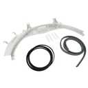 EvertechPRO WE49X20697 for GE Dryer Top Front Bearing Kit WE3M26, 1x for GE Dryer Belt WE12M29, 1x WE9M30 Front Drum Felt, 2X WE1M504 Guide & 2X WE1M1067 Support Slides