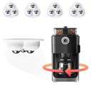 Appliance Casters - Furniture Sliders & Appliance Rollers for Kitchen, Coffee Machine, Blender, Oven - Helps Mom or Wife Easily Solve Countertop Sliding (White, 4pcs)