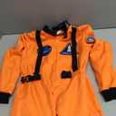 ReliBeauty Boys Girls Kids Children Astronaut Role Play Costume (9-10 YEARS/59.05 IN HEIGHT, Orange)