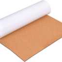 3mm Self-Adhesive Cork Board Roll, 1/8" Thick Cork Boards for Walls, Approx. 36"x48" Cork Board Roll for Office, Home, School(90 * 120,Y)
