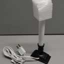 Window Candles with Sensor Dusk to Dawn Electric Corded, 9.6'' Plug-in LED Window Candle Lights with Black Holder and 6ft Cord, Christmas Candles for Windows Decoration, UL Listed, 4 Pack