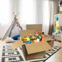 Large Moving Boxes 20" x 20" x 15" Pack of 12, Corrugated Cardboad Boxes For Packing, Shipping, Packing & Moving