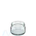 24-Pack Clear Borosilicate Glass Jars - 2oz Wide Mouth