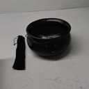 2025 Large Witch Cauldron Halloween Decorations Outdoor, Black Plastic Bowl Decor on Tripod with Lights Halloween Cauldron Pot Witches Cauldron Hocus Pocus Candy Bucket Decoration for Porch Home Party