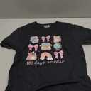 100th Day of School 100 Days Smarter Teacher Girls Kids T-Shirt, Size-S (Youth)