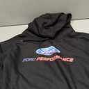 Lucky Ride Ford Performance Racing Hooded Sweatshirt Pullover Ford Motor power Men's Hoodie (X-Large, Black)