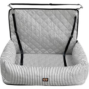 Dog Car Seat for Small and Medium Dogs, Booster Seat Sofa Pet Bed, Portable Car Travel Carrier Bed (Large)