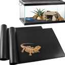 Reptile Carpet, Reptile Mat, Bearded Dragon, Leopard Gecko Substrate,Bearded Dragon Tank Flooring, Snake,Tortoise Bedding, Bearded Dragon Tank Accessories (18"X 79", 2 PCS)