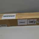 WIMART 25.2" Chain Link Fence Extension, Fits 1-3/8" Rail, Black, 9 Pack