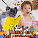 Aywewii 2pcs Kung Fu Husky Punching Dog Puppet Boxing Puppets Animal Toy Childrens Game Prank Toy Hand Puppets for Kids Teens Adults Birthday Party Toys for Boys Girls