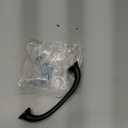 Hickory Hardware 1 Pack Solid Core Kitchen Cabinet Pulls, Luxury Cabinet Handles, Hardware for Doors & Dresser Drawers, 3-3/4 Inch (96mm) Hole Center, Matte Black, Zephyr Collection