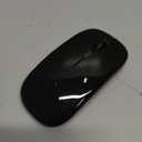 WREANU Wireless Bluetooth Mouse Rechargeable Laptop Mice with LED Lights Silent Slim Use(BT5.2 and 2.4G Portable USB Receiver)Dual Mode Computer Mouse for Laptop/iPad/Tablet/Apple/PC/Mac(Black Pearl)