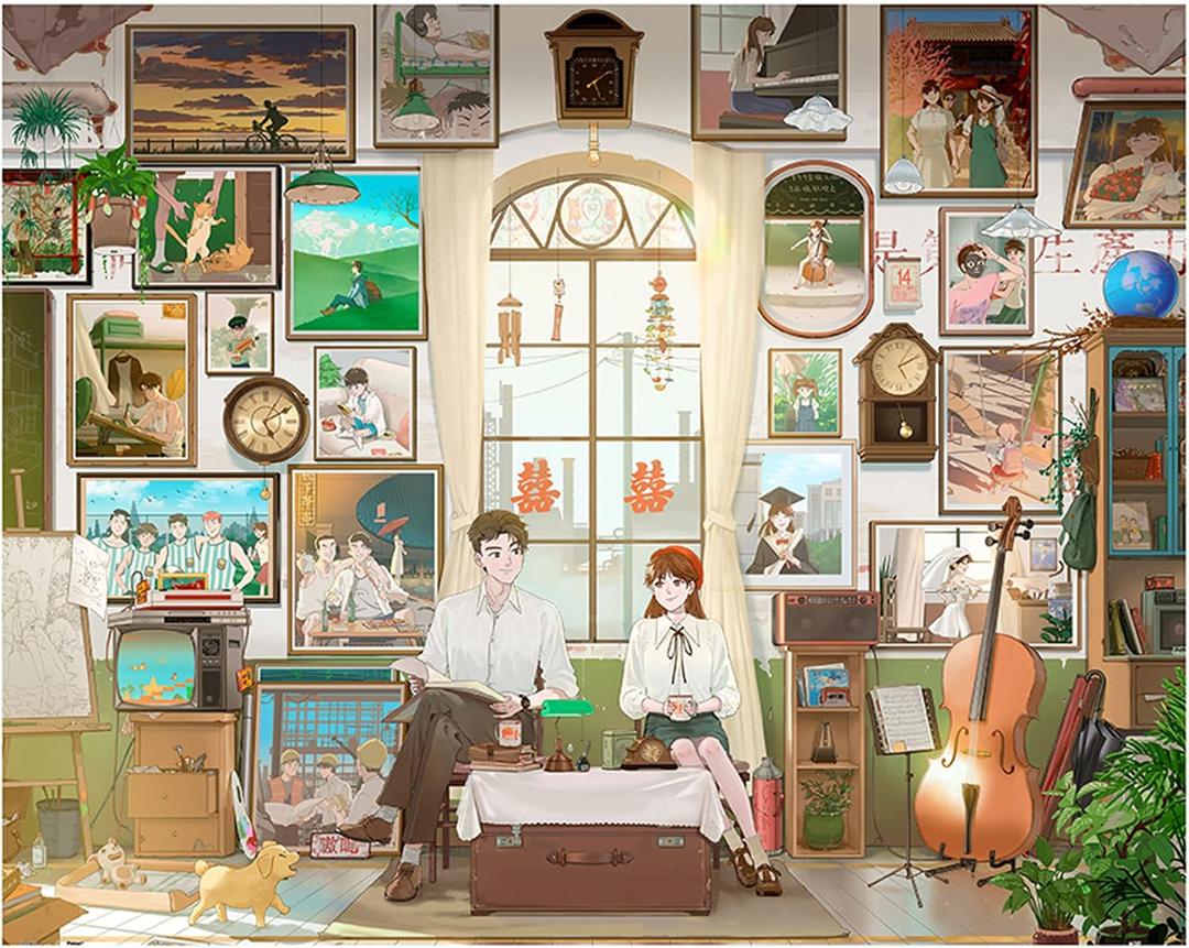 Pintoo Imagination Series Jigsaw Puzzles 2000 Piece for Adults - Maiya - Till Death Do Us Part Beautiful Plastic Puzzle for Home Decor Zero Dust Easy Storage [H2389], 28.7 x 23.2 inches