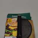 Cuisinart 6.5" Cast Iron Smashed Burger Press, Round Flat Edge Grill Press for Crispy Smash Burgers, Burger Tool for Grill and Griddle Accessories, for BBQs and Tailgates