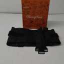 Ultra Breathable Work Back Brace for Men & Women [Upgraded Medical-Grade Support] Lower Back Support Belt with Removable Suspenders - Pain Relief for Lifting, Warehouse, Construction, Moving (Medium, Black)