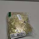 12 Pieces Glitter Christmas Bows Christmas Wreath Christmas Tree Ornaments Bows for Party Decoration (New Gold12)